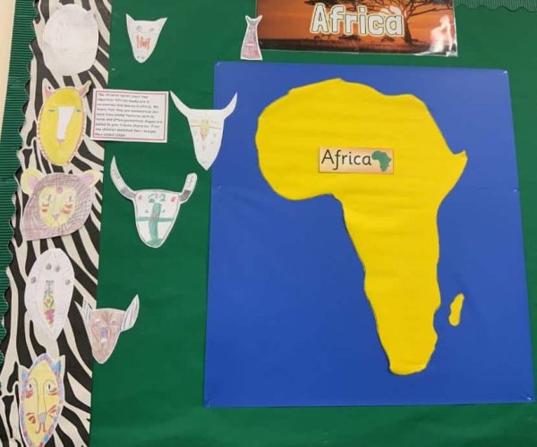 Afric Masks - Class 1 topic summer 2023