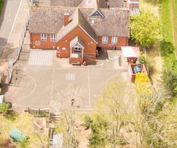 Arial photo of school 1