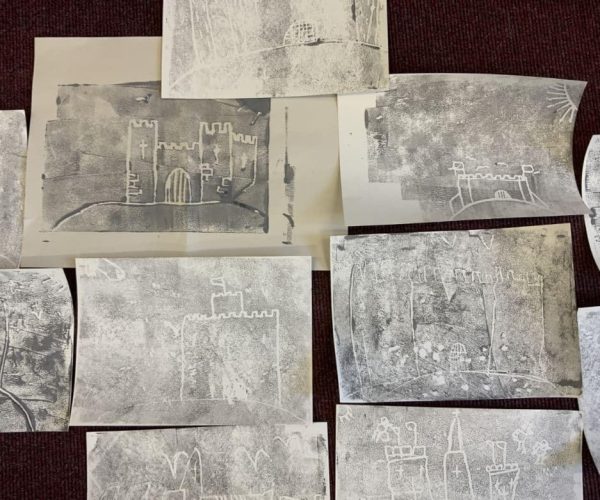 Castle embossing prints class 1 2023