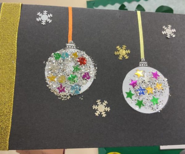 Christmas cards in class 1 2023