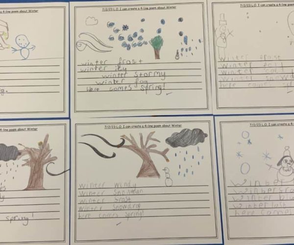Class 1 winter poems