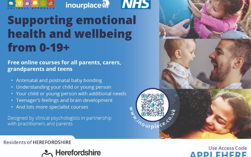 Emotional Health & Wellbeing parent courses