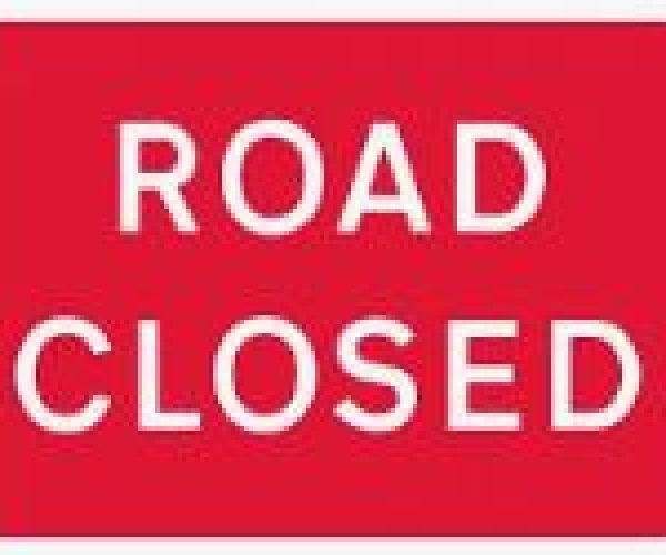 Road closed