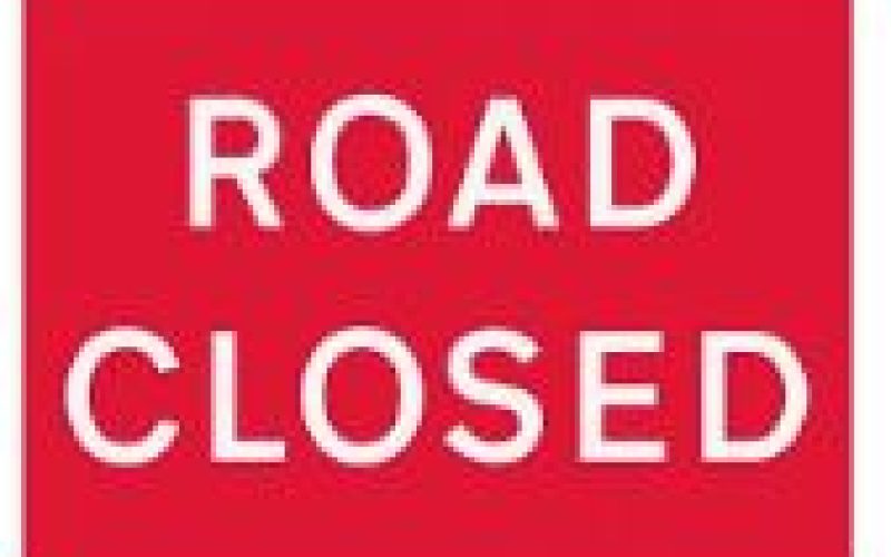 Road closed