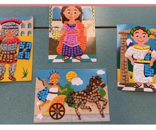 Roman mosaics class 2 march 2022