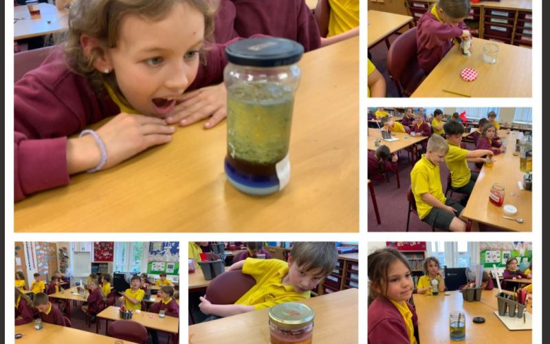 Science experiments lava lamps class 2 2025